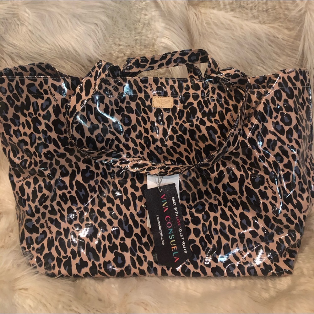NWT Leopard Tote